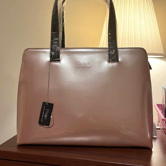 SPECTACULAR NWT Beijo Rose Pewter Purse & Photo Card Wallet - Picture 6 of 6